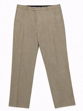 Paulo Solari Dress‎ Pants Size 42x30  Light Brown